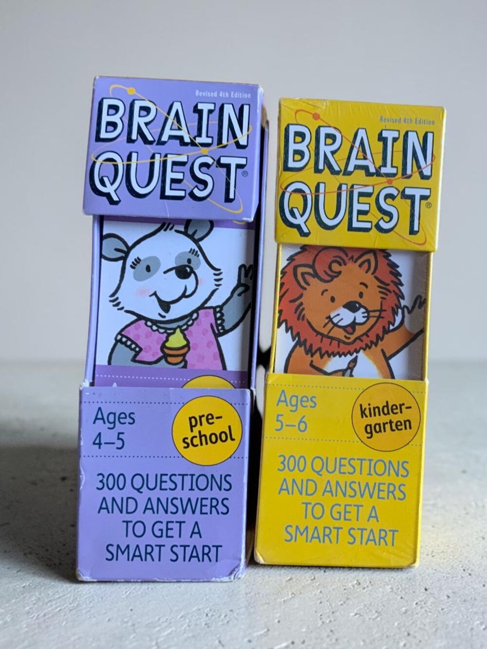 Brain Quest Smart Cards - Pre-School Pack and Kindergarten Pack